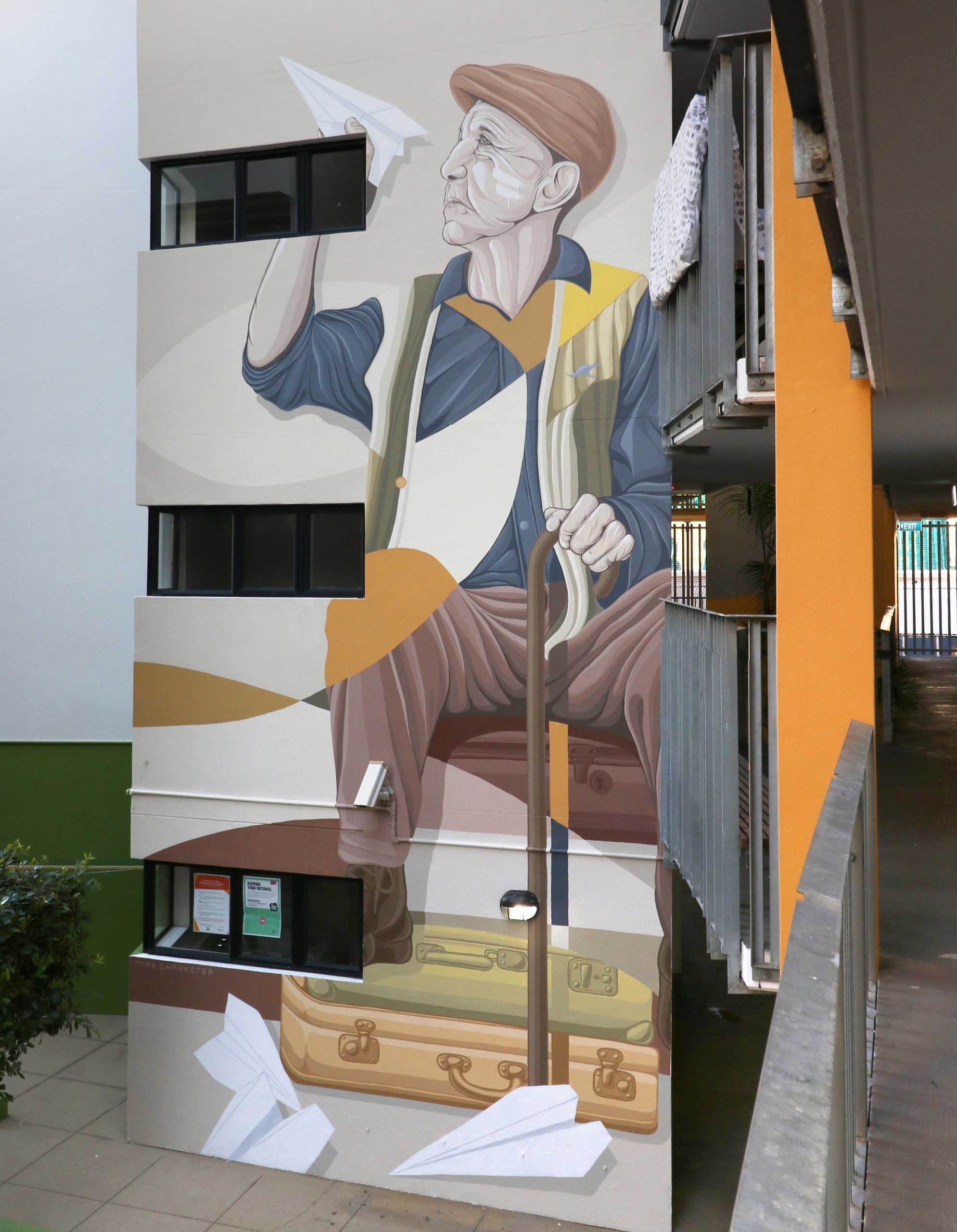 Mike Shankster - The road well travelled - Mural - Brisbane - Main 8