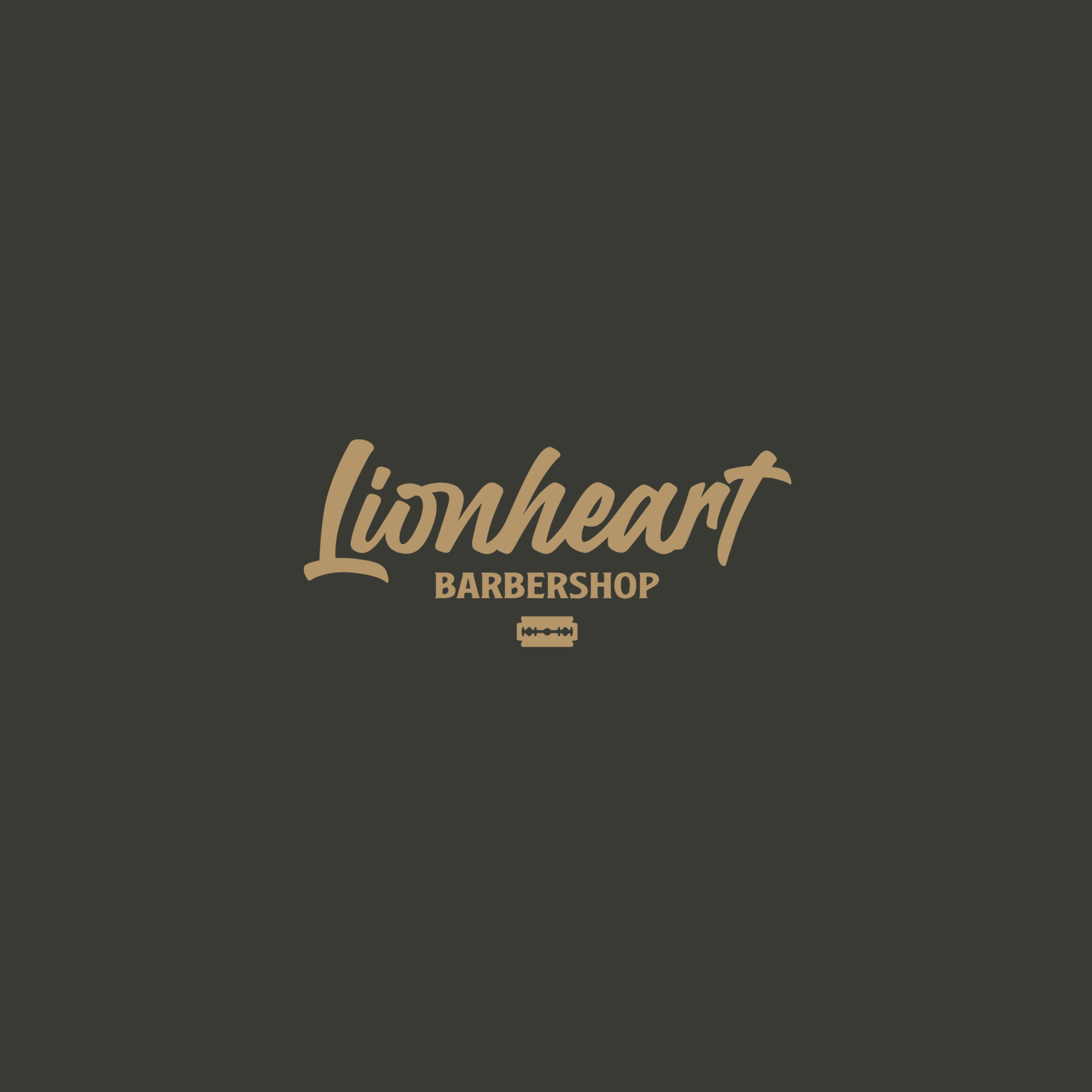Lionheart, Barbershop, Mike Shankster, Logo Design, Japan, Logo Designer, Brisbane, Gold Coast, Sydney, Canberra.