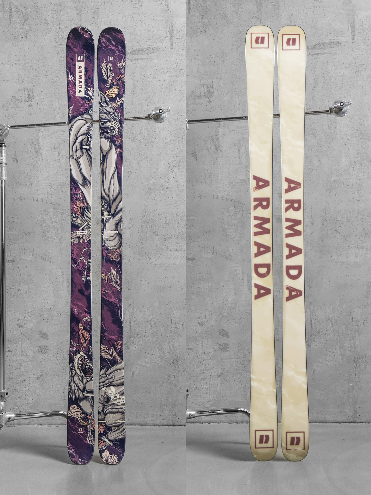 Armada - Ski Illustration - Mike Shankster - Wolf