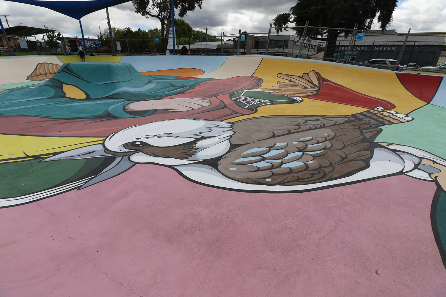 Queanbeyan Skate Park Mural - Mike Shankster - Mural